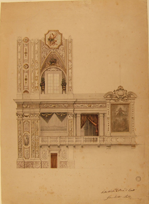 Giovanni Battista Baldi-Organo a canne e motivi decorativi